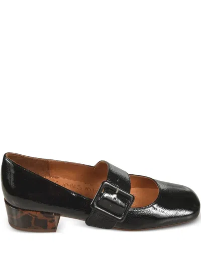 Chie Mihara Unari Buckle-detail Shoes In Black