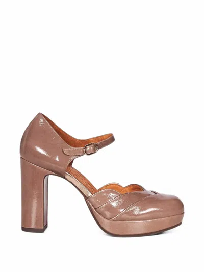 Chie Mihara Uyako Buckle-fastening Platform Pumps In Brown