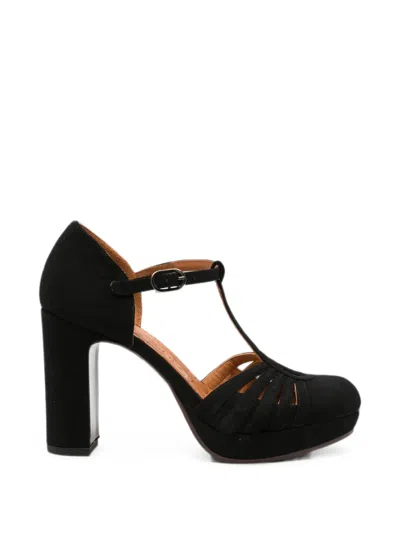 Chie Mihara Uyelo T-bar Platform Pumps In Black