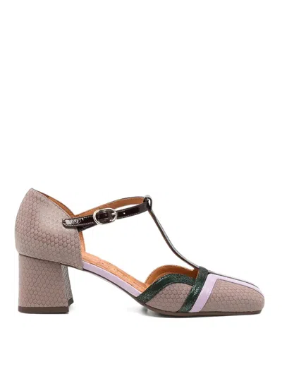 Chie Mihara Volai T-bar Leather Pumps In Pink