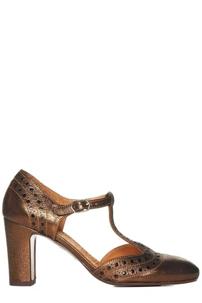 Chie Mihara Wante Almond Toe Pumps In Brown