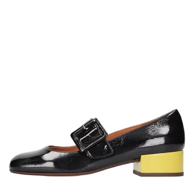 Chie Mihara With Heel Black In Nero Scuri