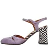 Chie Mihara With Heel Purple