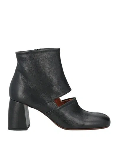 Chie Mihara Woman Ankle Boots Black Size 11 Leather