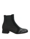 Chie Mihara Woman Ankle Boots Black Size 6.5 Leather
