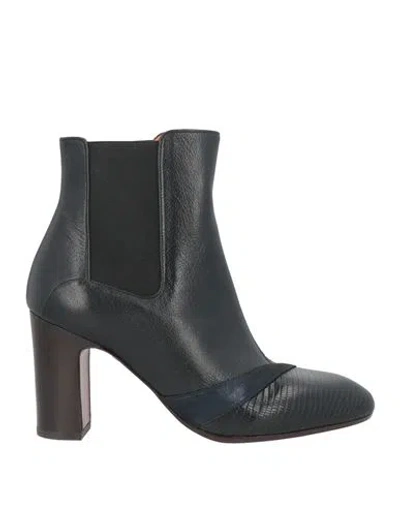 Chie Mihara Woman Ankle Boots Black Size 7 Leather