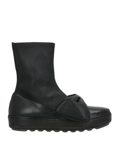 Chie Mihara Woman Ankle Boots Black Size 7 Leather