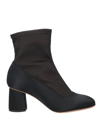 Chie Mihara Woman Ankle Boots Black Size 7 Textile Fibers