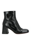 Chie Mihara Woman Ankle Boots Black Size 7.5 Leather