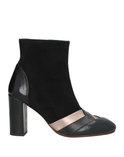 Chie Mihara Woman Ankle Boots Black Size 7.5 Leather