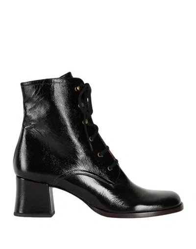 Chie Mihara Woman Ankle Boots Black Size 8 Leather