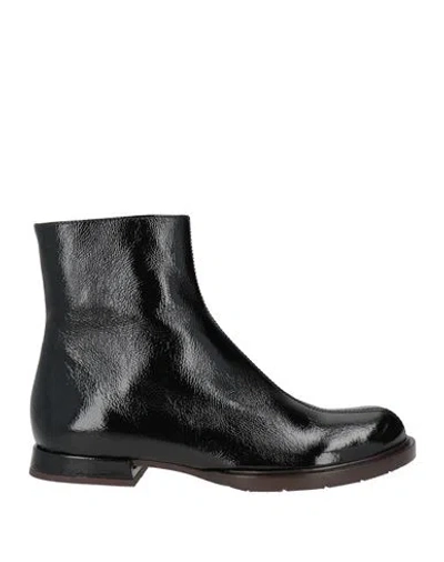 Chie Mihara Woman Ankle Boots Black Size 9 Leather