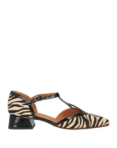 Chie Mihara Woman Pumps Beige Size 9 Leather