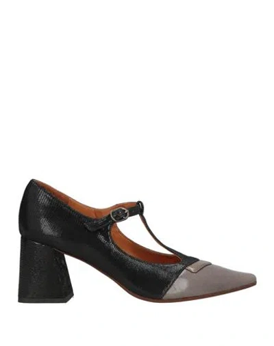Chie Mihara Woman Pumps Black Size 7 Leather