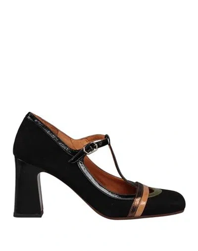 Chie Mihara Woman Pumps Black Size 8 Leather
