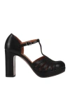 CHIE MIHARA CHIE MIHARA WOMAN PUMPS BLACK SIZE 7 LEATHER