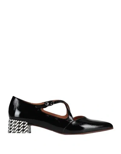 Chie Mihara Woman Pumps Black Size 8 Leather