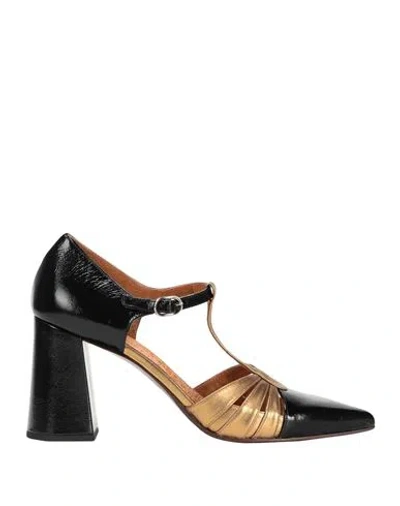 Chie Mihara Woman Pumps Black Size 8 Leather