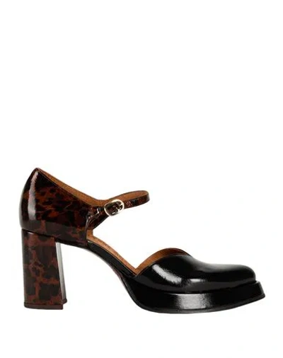 Chie Mihara Woman Pumps Black Size 8 Leather