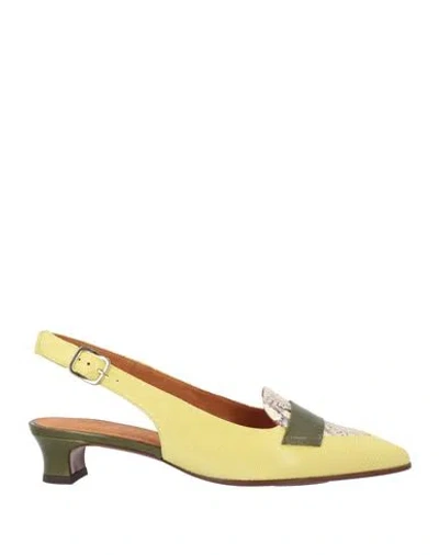 Chie Mihara Woman Pumps Lime Green Size 9 Leather