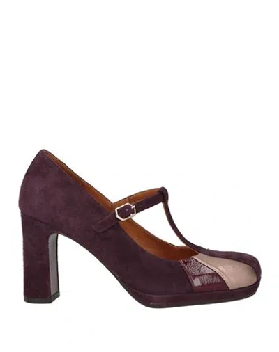 Chie Mihara Woman Pumps Mauve Size 8 Leather In Purple