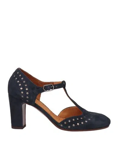 Chie Mihara Woman Pumps Midnight Blue Size 9.5 Leather