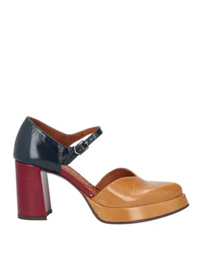 Chie Mihara Woman Pumps Mustard Size 7.5 Leather In Yellow