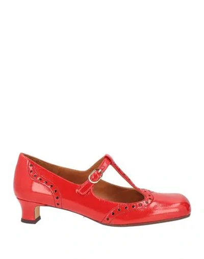 Chie Mihara Woman Pumps Red Size 9 Leather