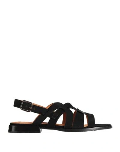 Chie Mihara Woman Sandals Black Size 7.5 Leather