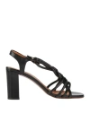 Chie Mihara Bane 85mm Leather Sandals In Black