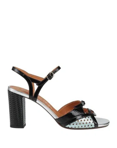 Chie Mihara Woman Sandals Black Size 8 Leather