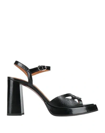 Chie Mihara Woman Sandals Black Size 8 Leather