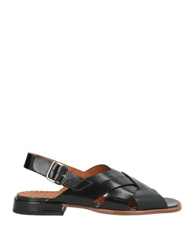 Chie Mihara Woman Sandals Black Size 8 Leather
