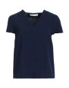 Chie Mihara Woman Top Navy Size M Polyester, Polyurethane In Blue