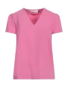 Chie Mihara Woman Top Pink Size Xl Polyester, Polyurethane