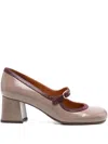 Chie Mihara 60mm Block-heel Leather Pumps In Multi