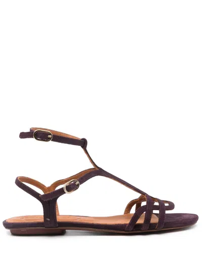 Chie Mihara Yael Flat Sandals In Purple