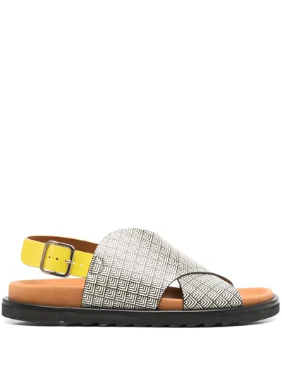 Chie Mihara Yaneti Flat Sandals In Neutrals