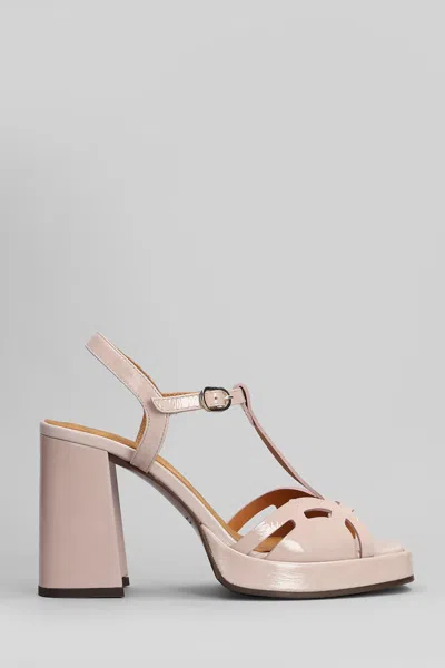 Chie Mihara Zinto 46 Sandals In Rose-pink Leather