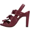 Chie Sandals Bordeaux In Bordeaux