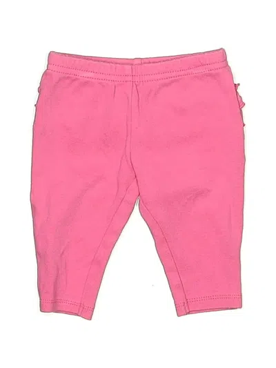 Pre-owned Child Of Mine By Carter's Babies' Casual Pants In Pink