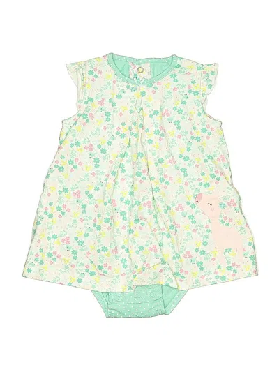 Pre-owned Child Of Mine By Carter's Babies' Dress In Green