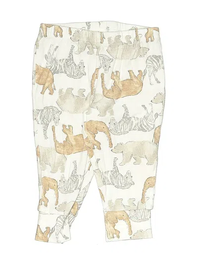 Pre-owned Child Of Mine By Carter's Babies' Khaki Pant In White