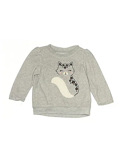 Pre-owned Child Of Mine By Carter's Babies' Long Sleeve T-shirt In Gray