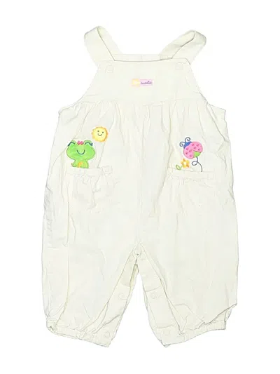 Pre-owned Child Of Mine By Carter's Babies' Overalls In White