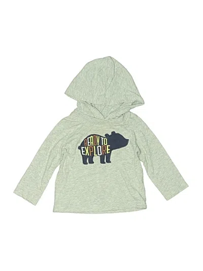 Pre-owned Child Of Mine By Carter's Babies' Pullover Hoodie In Green