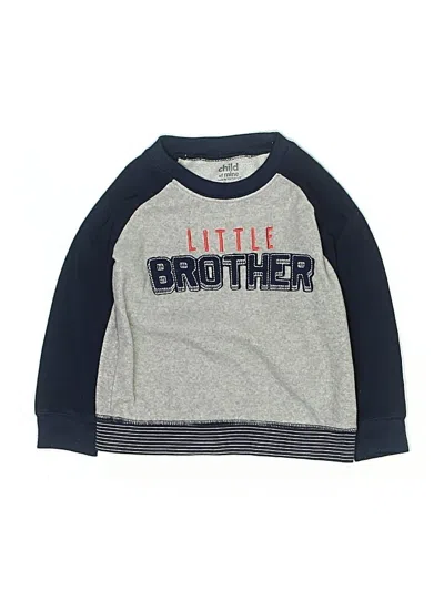 Pre-owned Child Of Mine By Carter's Kids' Sweatshirt In Gray