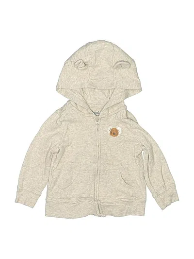 Pre-owned Child Of Mine By Carter's Babies' Zip Up Hoodie In Gray