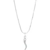 Child Of Wild Benedetto Cornicello Pendant Necklace In Silver