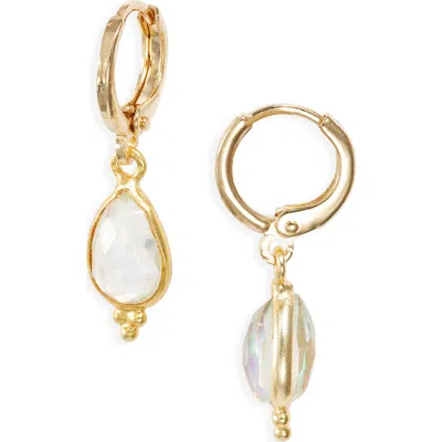 Child Of Wild Dewlit Pear Drop Earrings In Gold